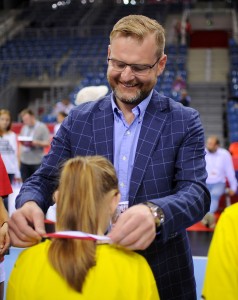 2015.06.20 KRAKOW CENTRUM KONGRESOWE ICE PILKA RECZNA MISTRZOSTWA EUROPY LOSOWANIE GRUP HANDBALL MENS EHF EURO 2016 POLAND FINAL DRAW CEREMONY LOSOWANIE EURO 2016 N/Z {persons} FOTO LUKASZ LASKOWSKI / PRESSFOCUS